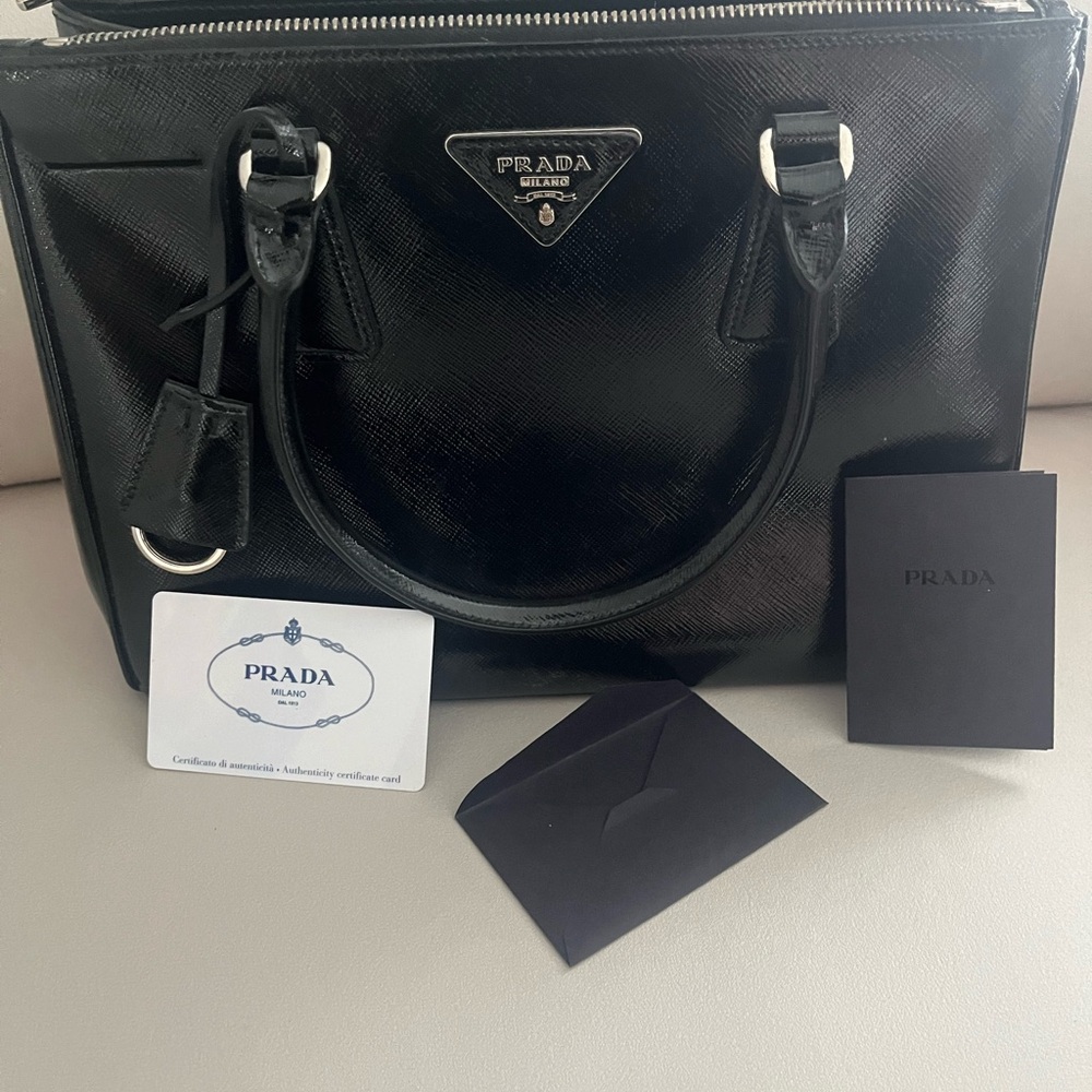 Prada Saffiano Galleria handbag - patent leather - Picture 2 of 15